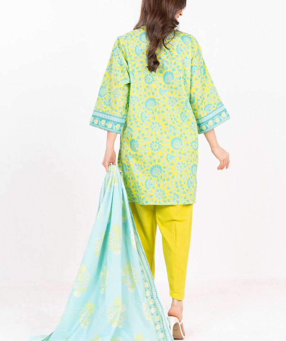 AL Karam S/S Lawn`25 SS#72.1 (Yellow)