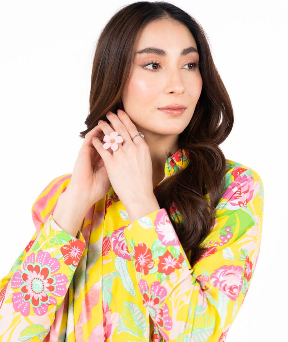 AL Karam S/S Lawn`25 SS#73 (Yellow)