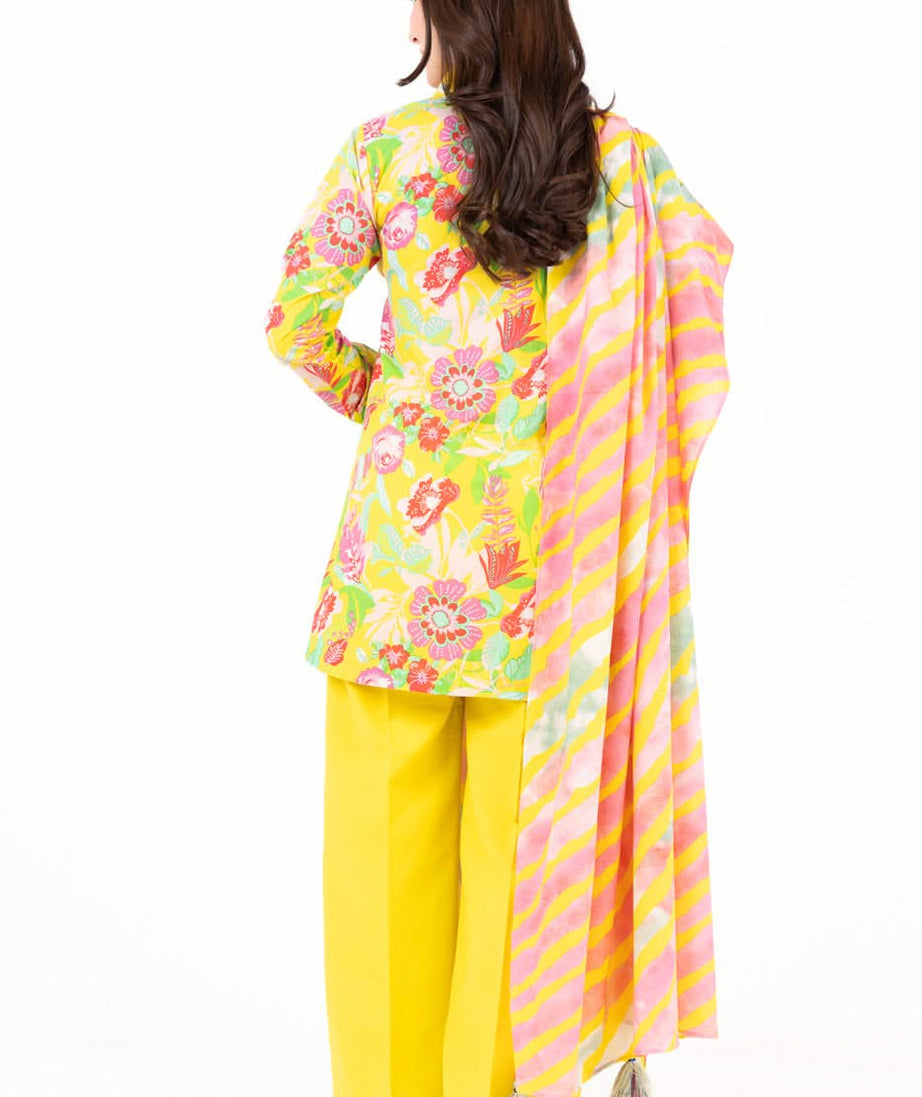 AL Karam S/S Lawn`25 SS#73 (Yellow)