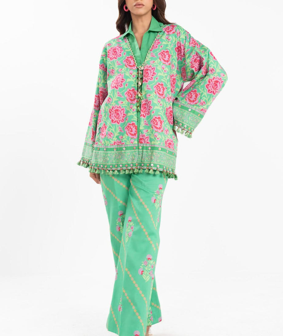 AL Karam S/S Lawn`25 SS#73.1 (Green)