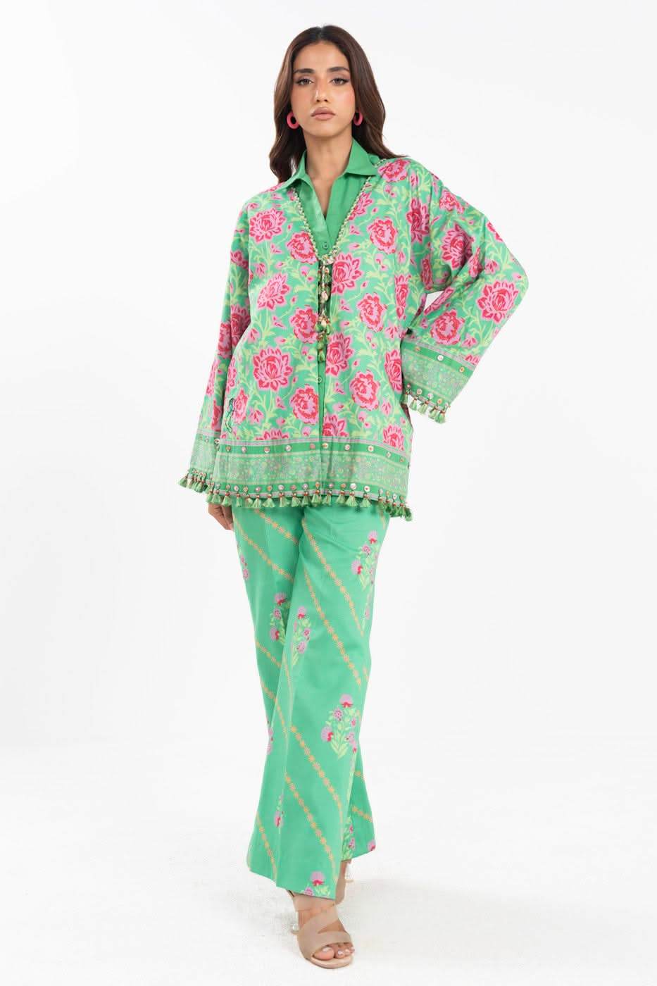 AL Karam S/S Lawn`25 SS#73.1 (Green)