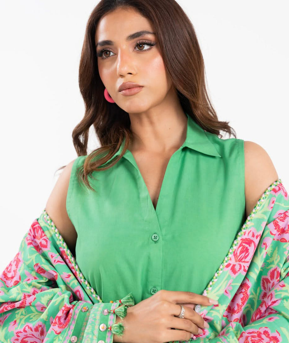 AL Karam S/S Lawn`25 SS#73.1 (Green)