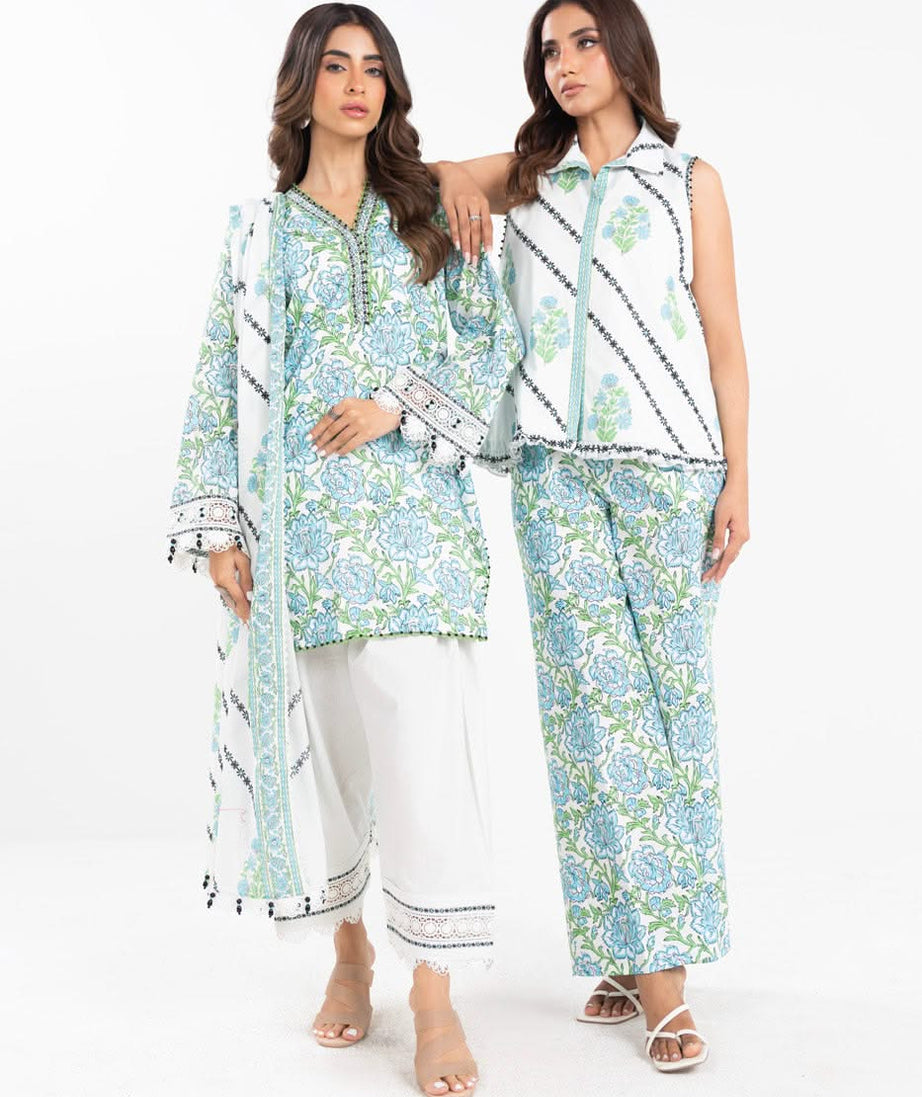 AL Karam S/S Lawn`25 SS#73.1 (White)