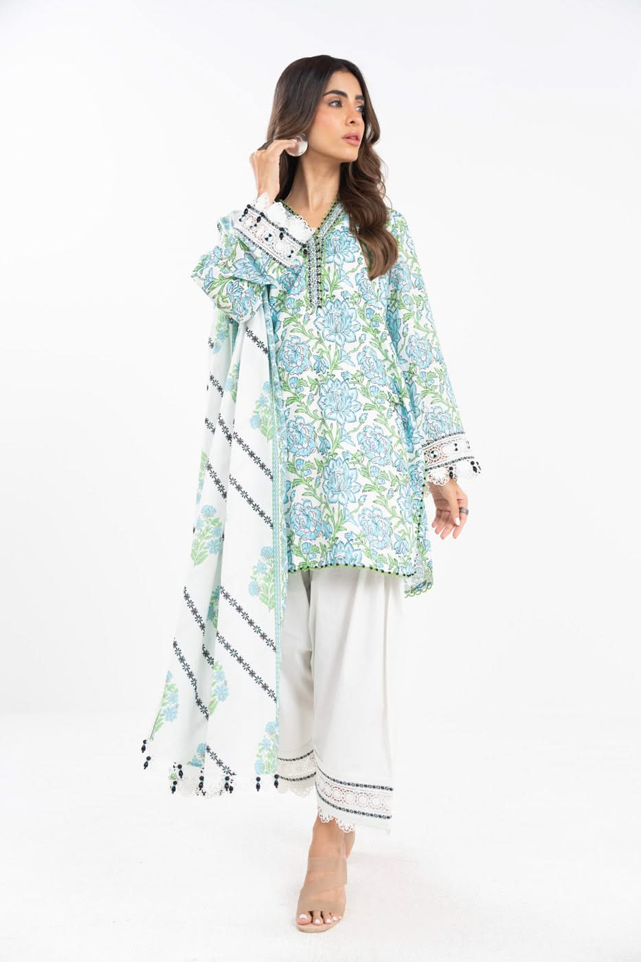 AL Karam S/S Lawn`25 SS#73.1 (White)