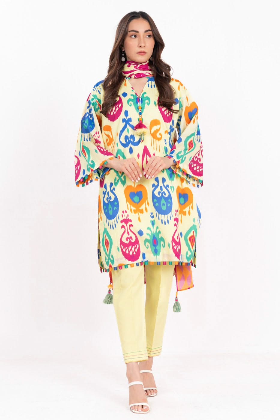 AL Karam S/S Lawn`25 SS#74 (Cream)