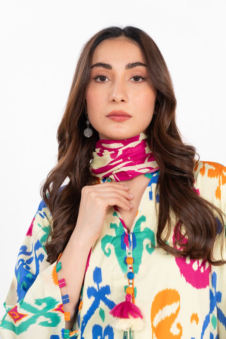 AL Karam S/S Lawn`25 SS#74 (Cream)