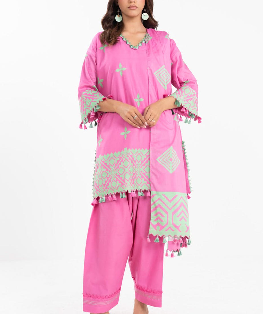 AL Karam S/S Lawn`25 SS#9.1 (Pink)