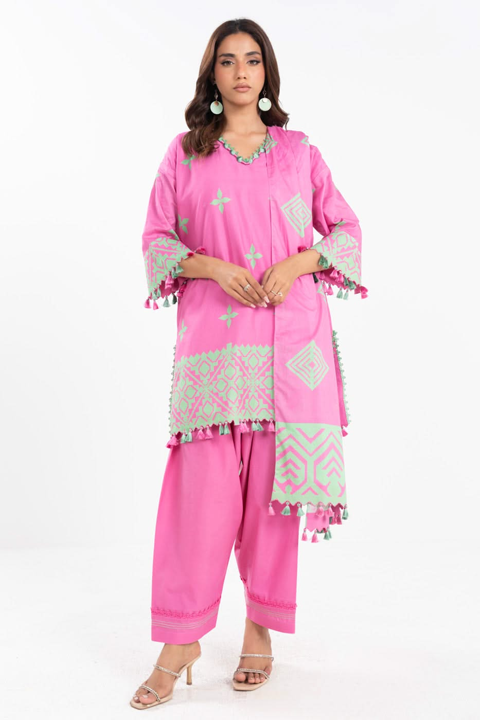 AL Karam S/S Lawn`25 SS#9.1 (Pink)