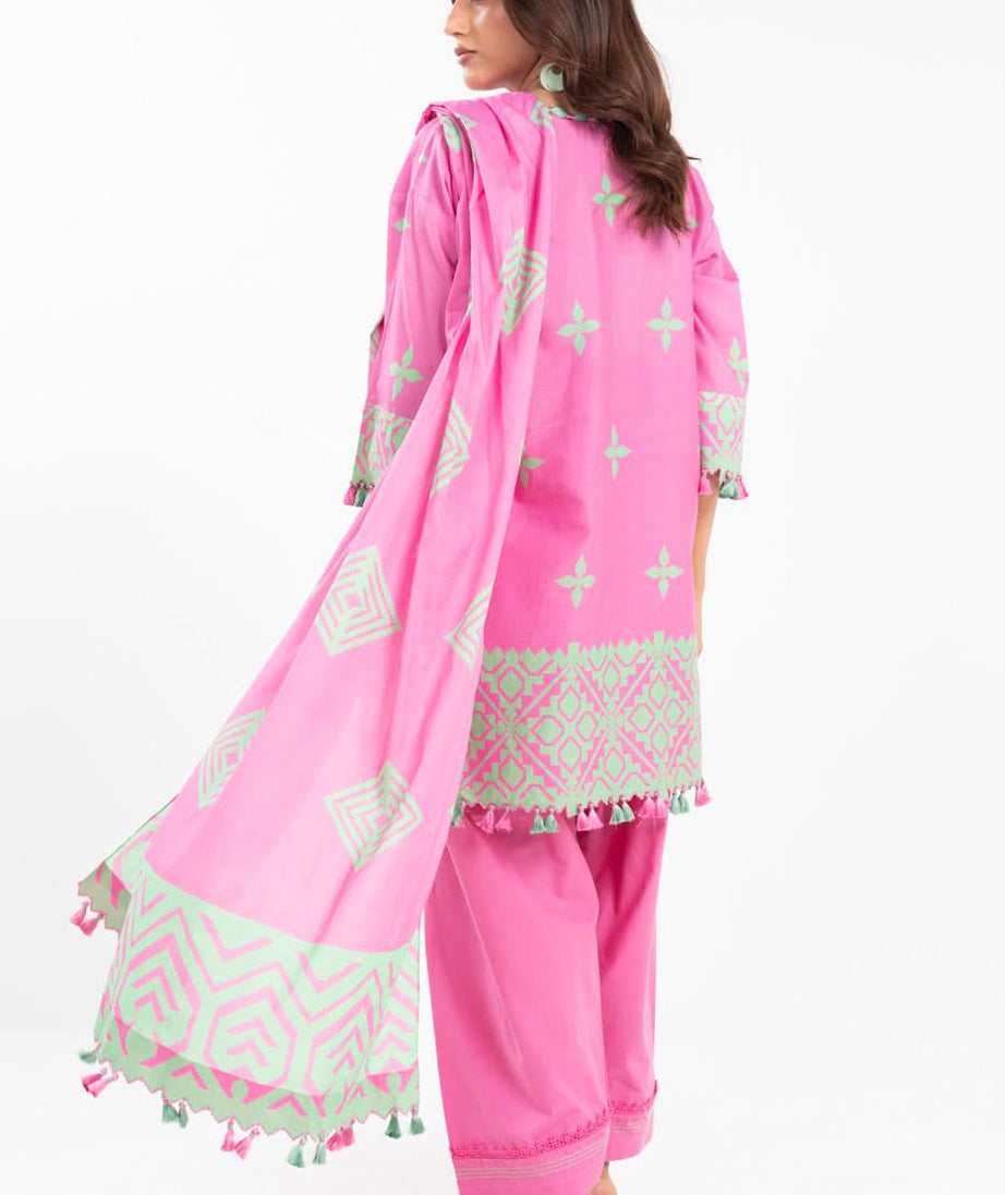 AL Karam S/S Lawn`25 SS#9.1 (Pink)