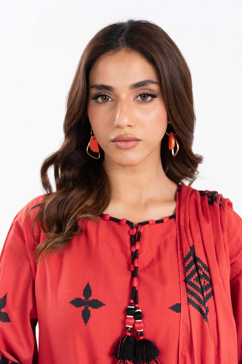 AL Karam S/S Lawn`25 SS#9.1 (Red)