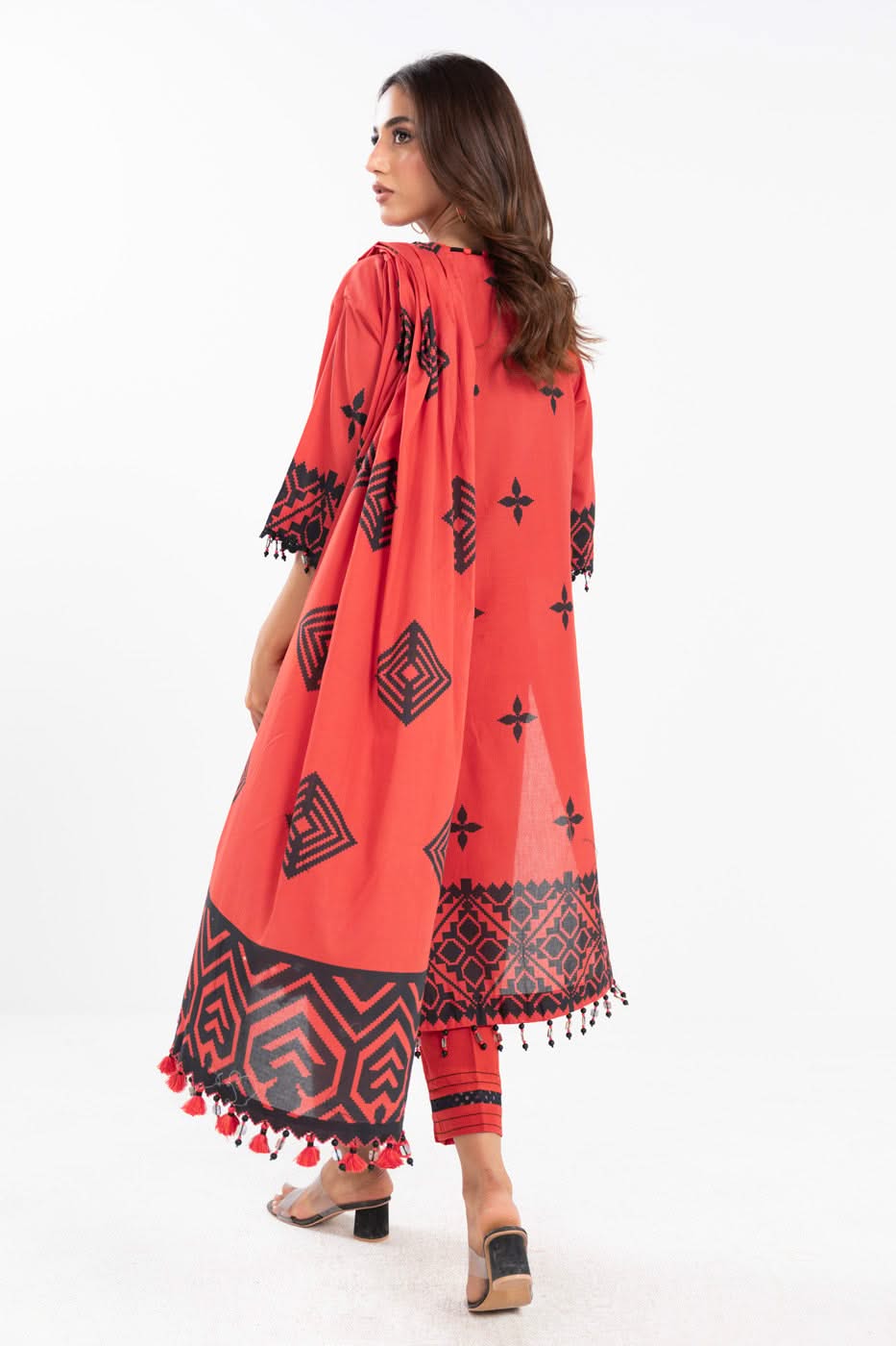 AL Karam S/S Lawn`25 SS#9.1 (Red)