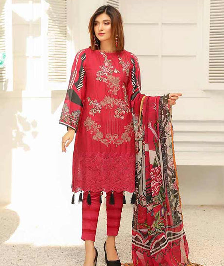 SS Rangoli Emb Lawn`21 D#03 (Vol-1)