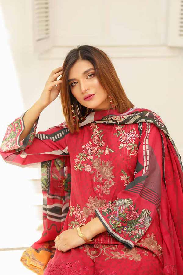 SS Rangoli Emb Lawn`21 D#03 (Vol-1)