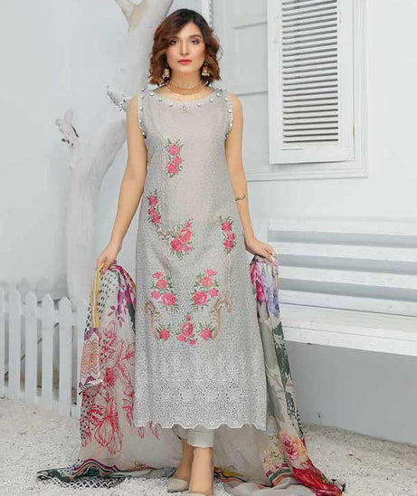 SS Rangoli Emb Lawn`21 D#08 (Vol-1)