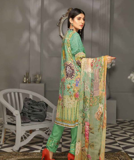 SS Rangoli Emb Lawn`21 D#03 (Vol-2)