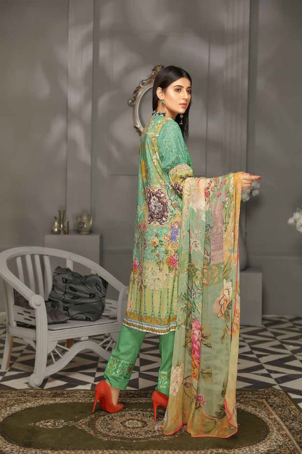 SS Rangoli Emb Lawn`21 D#03 (Vol-2)