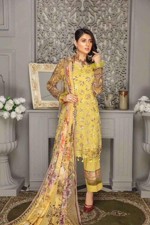 SS Rangoli Emb Lawn`21 D#06 (Vol-2)