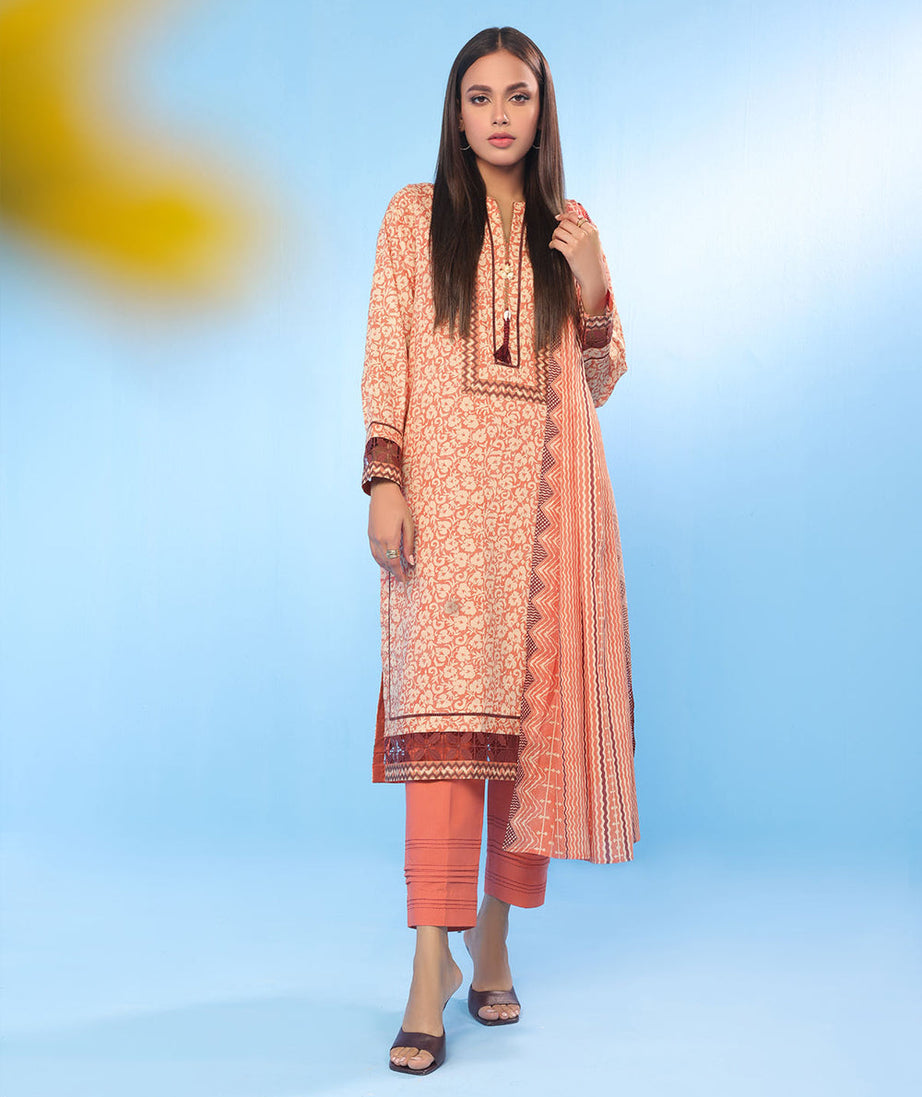 Al-Karam S/S Lawn`23 SS#38.1 Coral