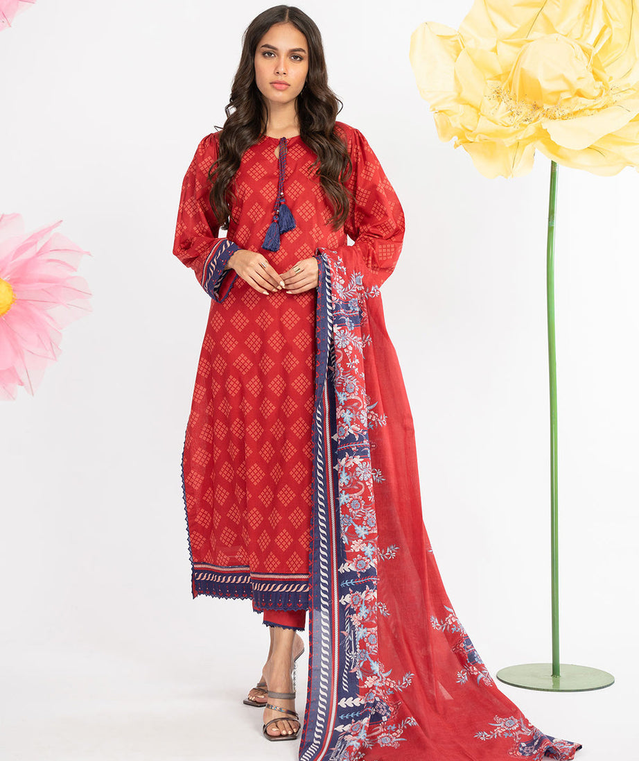 Al-Karam S/S Lawn`23 SS#9 Red