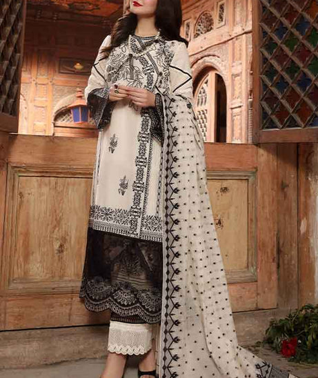 Sable. V Luxury Unstitched Lawn`22 SL#01