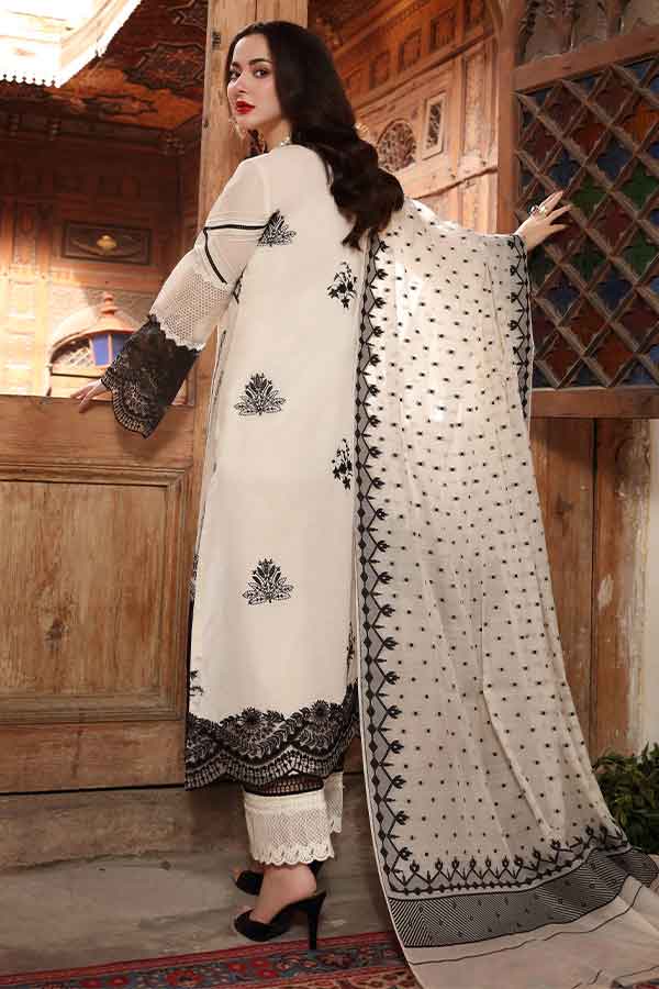 Sable. V Luxury Unstitched Lawn`22 SL#01