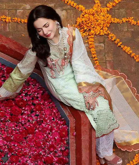 Sable. V Luxury Unstitched Lawn`22 SL#02