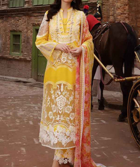 Sable. V Luxury Unstitched Lawn`22 SL#06