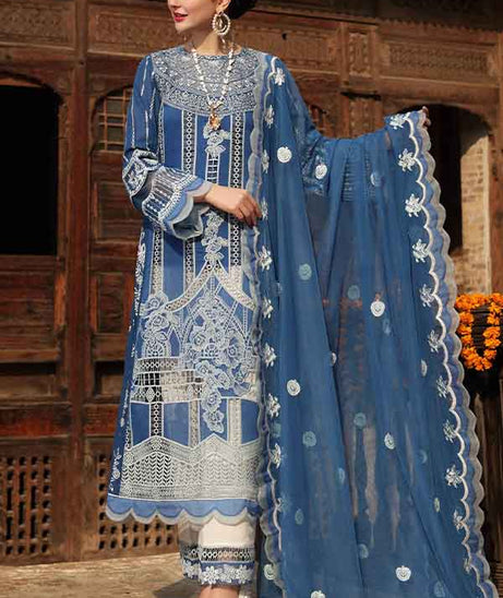 Sable. V Luxury Unstitched Lawn`22 SL#07