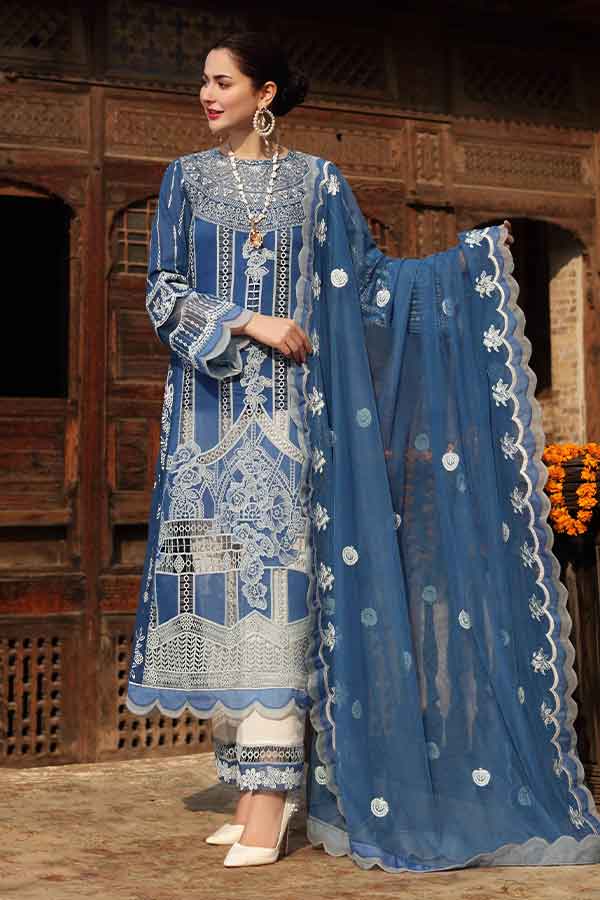 Sable. V Luxury Unstitched Lawn`22 SL#07