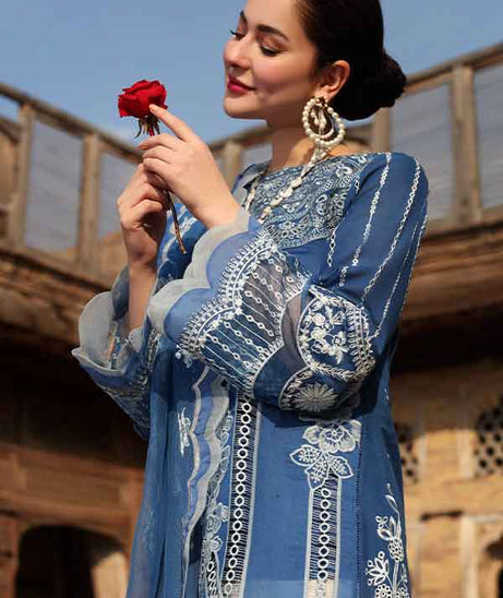 Sable. V Luxury Unstitched Lawn`22 SL#07