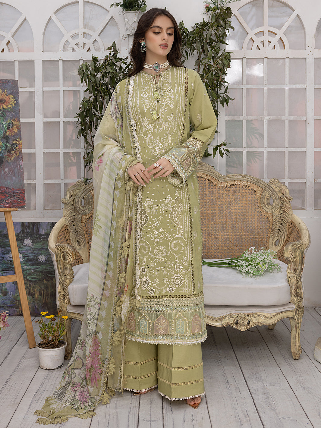 Izel Hazel Luxury Lawn`23 HLLC#4