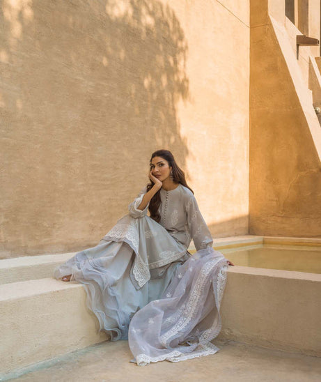 Sahar Mirage Luxury Lawn'24 CK#01