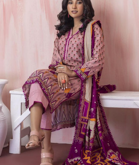 Sahil Print Lawn'23 D#1969 (T Pink)