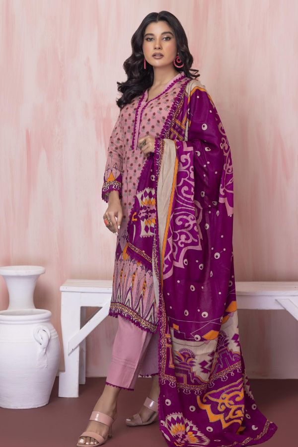 Sahil Print Lawn'23 D#1969 (T Pink)