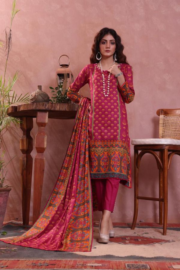 Sahil Print Lawn'23 D#1975 (Magenda)