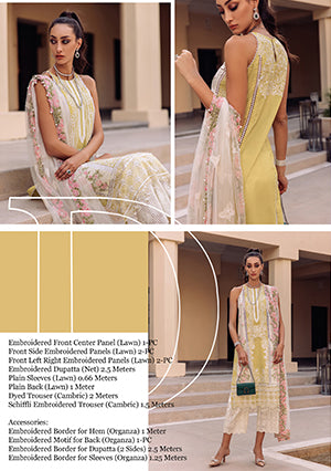 Saira Rizwan Luxury Lawn'23 SR#7