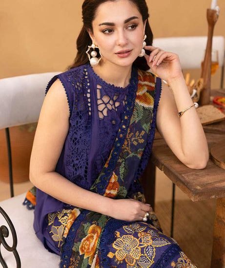 Saira Rizwan Luxury Unstitched Lawn'25 SRL#01 (Aimee)