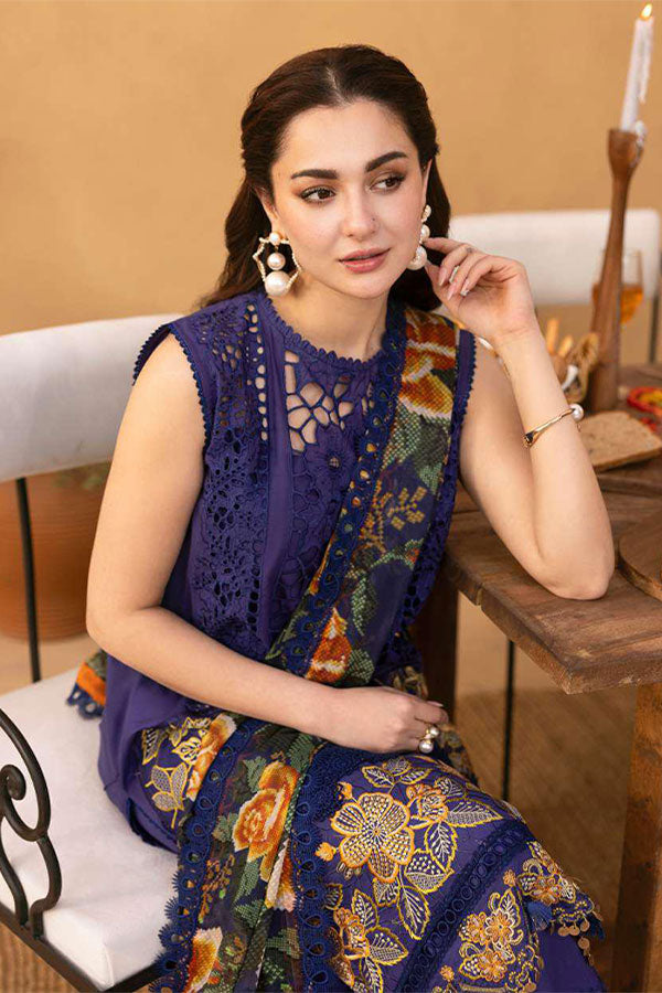 Saira Rizwan Luxury Unstitched Lawn'25 SRL#01 (Aimee)