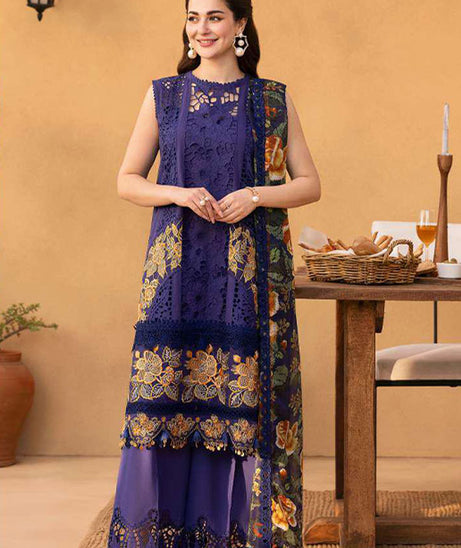 Saira Rizwan Luxury Unstitched Lawn'25 SRL#01 (Aimee)