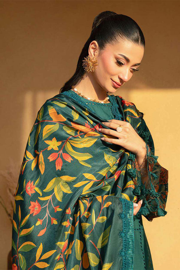 Saira Rizwan Luxury Unstitched Lawn'25 SRL#10 (Lira)