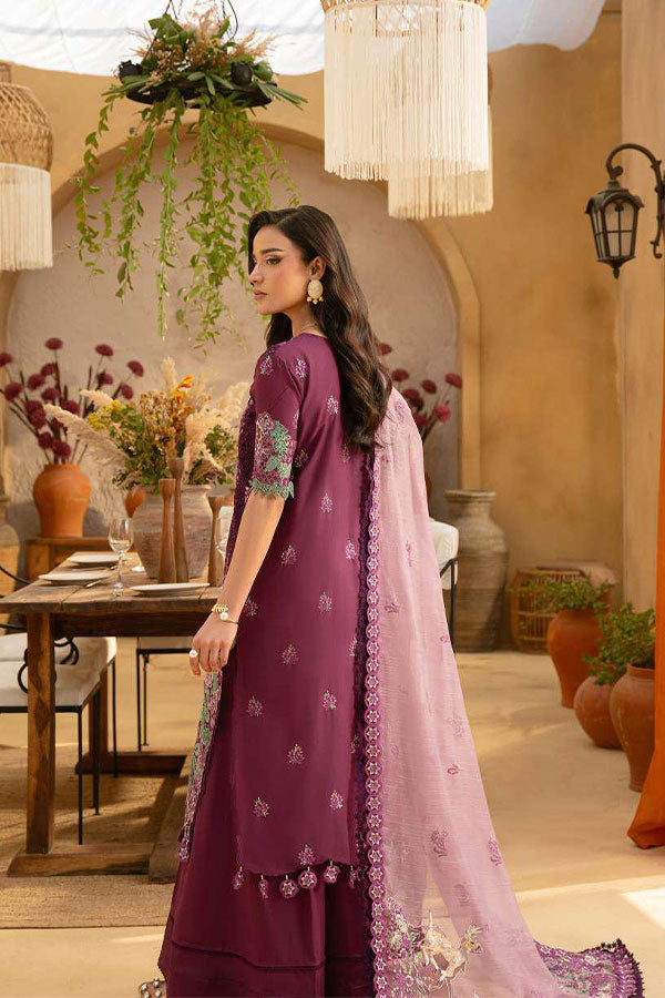 Saira Rizwan Luxury Unstitched Lawn'25 SRL#11 (Valerie)