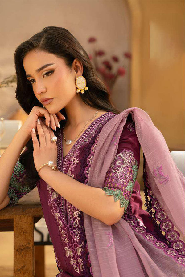 Saira Rizwan Luxury Unstitched Lawn'25 SRL#11 (Valerie)