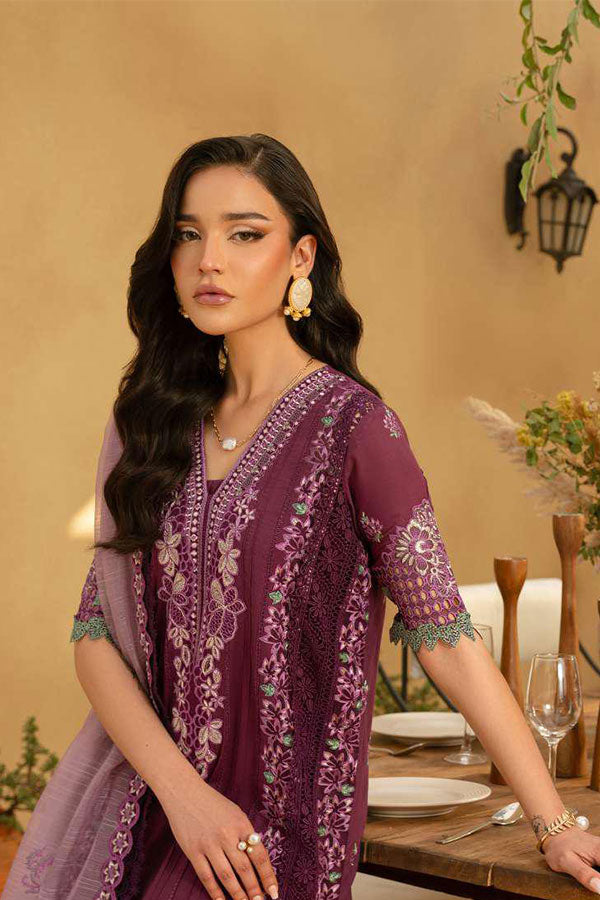 Saira Rizwan Luxury Unstitched Lawn'25 SRL#11 (Valerie)
