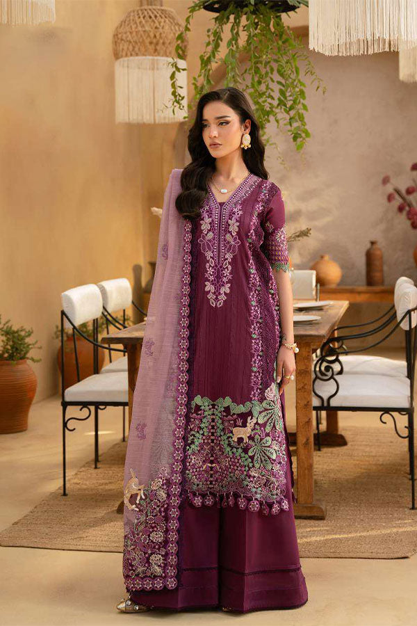 Saira Rizwan Luxury Unstitched Lawn'25 SRL#11 (Valerie)