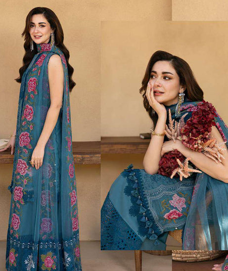 Saira Rizwan Luxury Unstitched Lawn'25 SRL#12 (Alma)