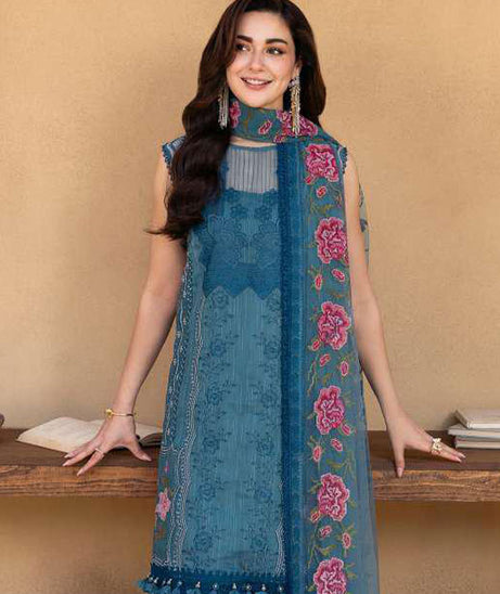 Saira Rizwan Luxury Unstitched Lawn'25 SRL#12 (Alma)