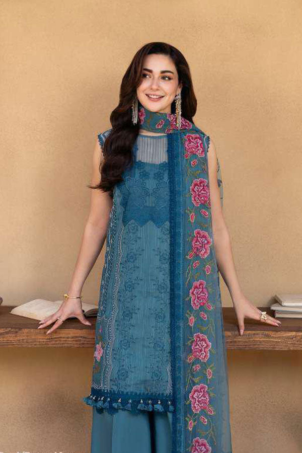 Saira Rizwan Luxury Unstitched Lawn'25 SRL#12 (Alma)