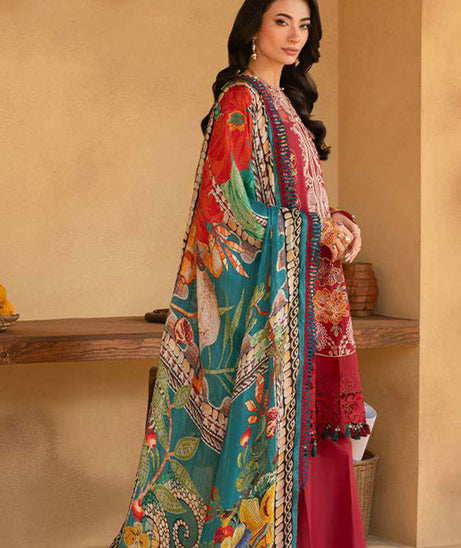 Saira Rizwan Luxury Unstitched Lawn'25 SRL#02 (Manon)