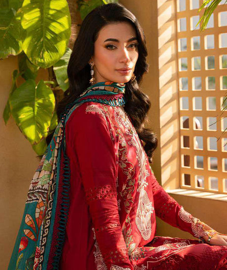 Saira Rizwan Luxury Unstitched Lawn'25 SRL#02 (Manon)