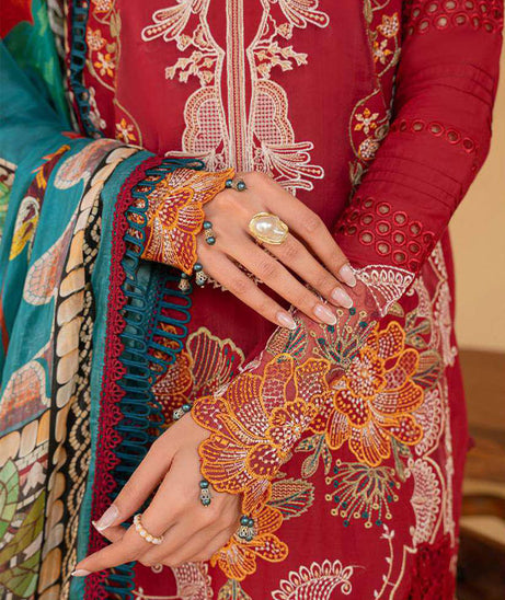 Saira Rizwan Luxury Unstitched Lawn'25 SRL#02 (Manon)